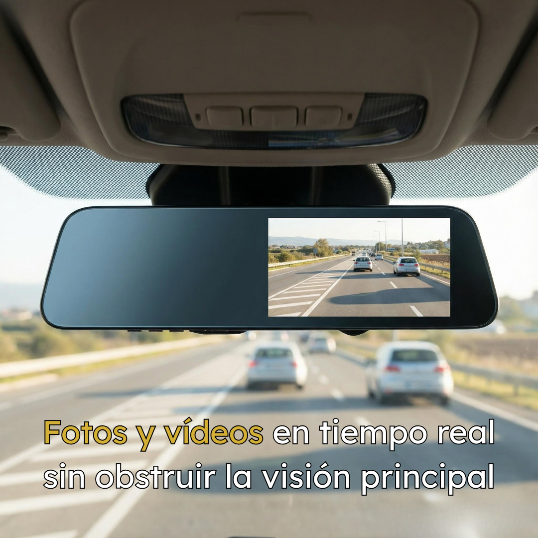 SafeCar Espejo con Cámara