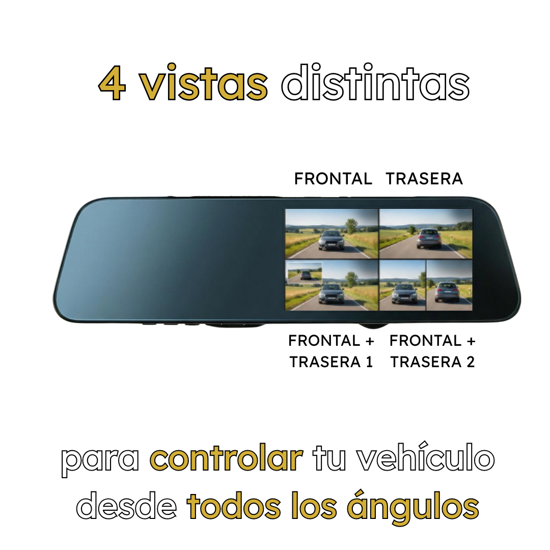 SafeCar Espejo con Cámara